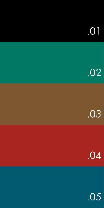 CORES DISPONVEIS EM PVC 0,30mm